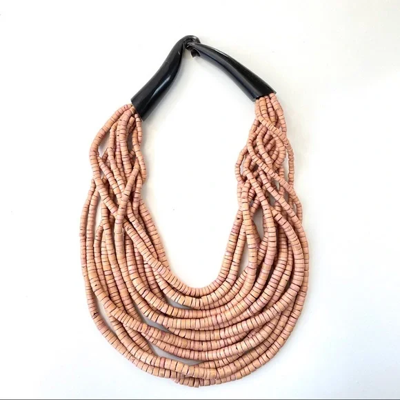 Vintage GERDA LYNGGAARD MONIES Artisan 12 Strand Layered Statement Necklace - Picture 5 of 15